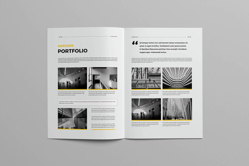 Business Brochure Corporate Identity Template - Features Image 8