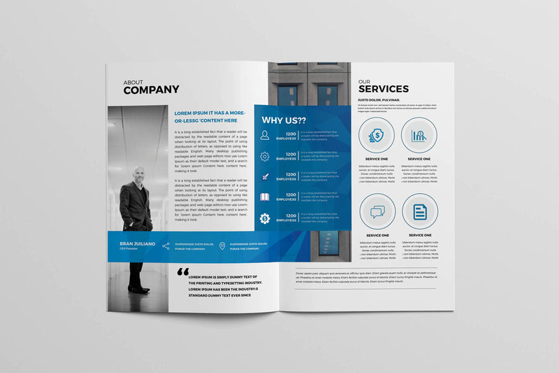 Bi-Fold Brochure Corporate Identity Template - Features Image 3