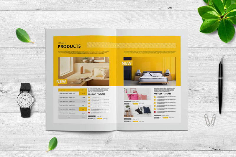 Product Catalog Corporate Identity Template - Features Image 12