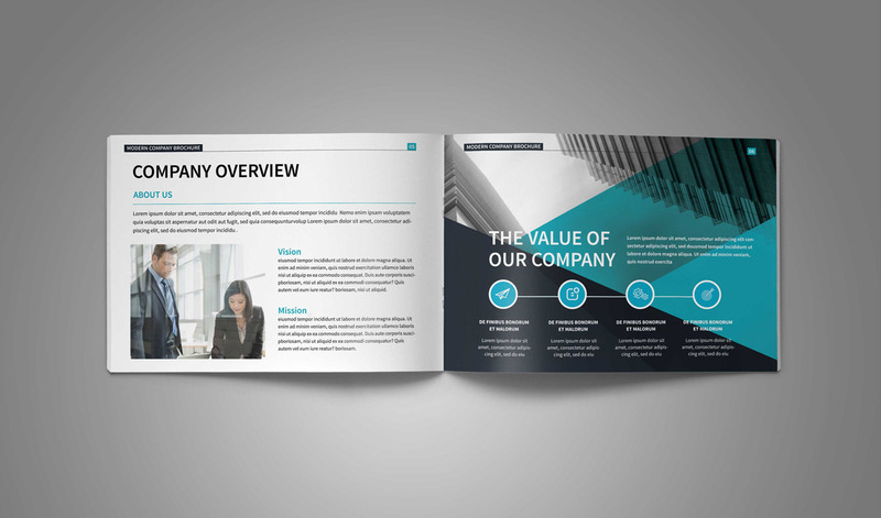 Brochure moderne de l'entreprise A5 - Modèle d'identité d'entreprise - Caractéristiques de l’image 2