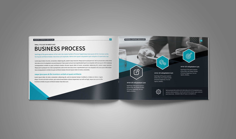 Brochure moderne de l'entreprise A5 - Modèle d'identité d'entreprise - Caractéristiques de l’image 4