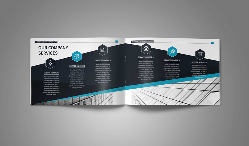 Brochure moderne de l'entreprise A5 - Modèle d'identité d'entreprise - Caractéristiques de l’image 7