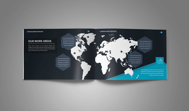 Brochure moderne de l'entreprise A5 - Modèle d'identité d'entreprise - Caractéristiques de l’image 10