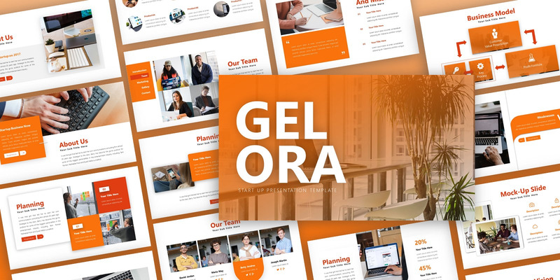 Modello PowerPoint di presentazione di avvio di Gelora - Caratteristiche Immagine 1