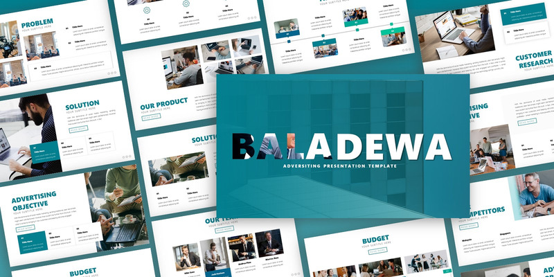 Modello PowerPoint di presentazione pubblicitaria Baladewa - Caratteristiche Immagine 1