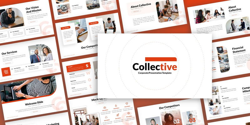 Collective Corporate Presentation PowerPoint template - Features Image 1