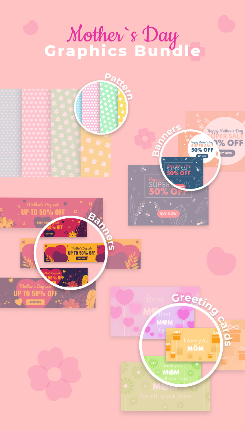 Mother Day Graphics Bundle - Features Image 1