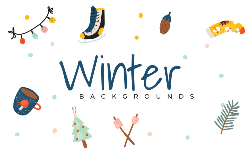 10 Free Winter Background - Features Image 1