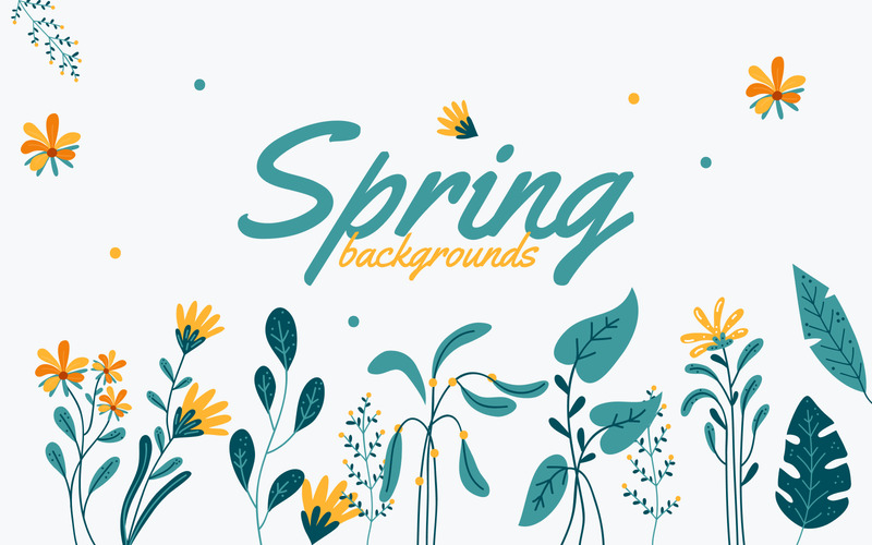10 Free Spring Background - Features Image 1