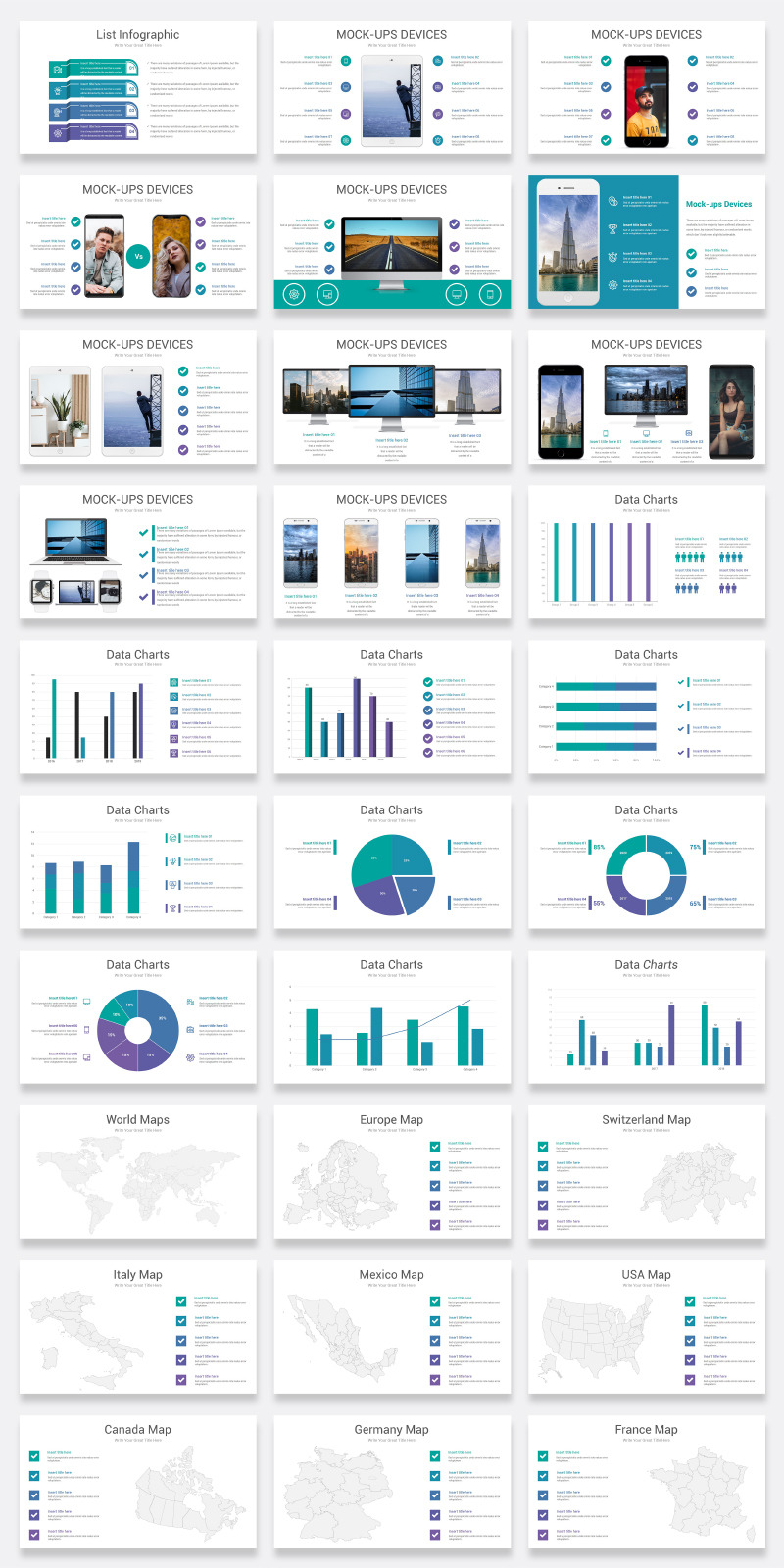 Modern Business PowerPoint - Features Image 5