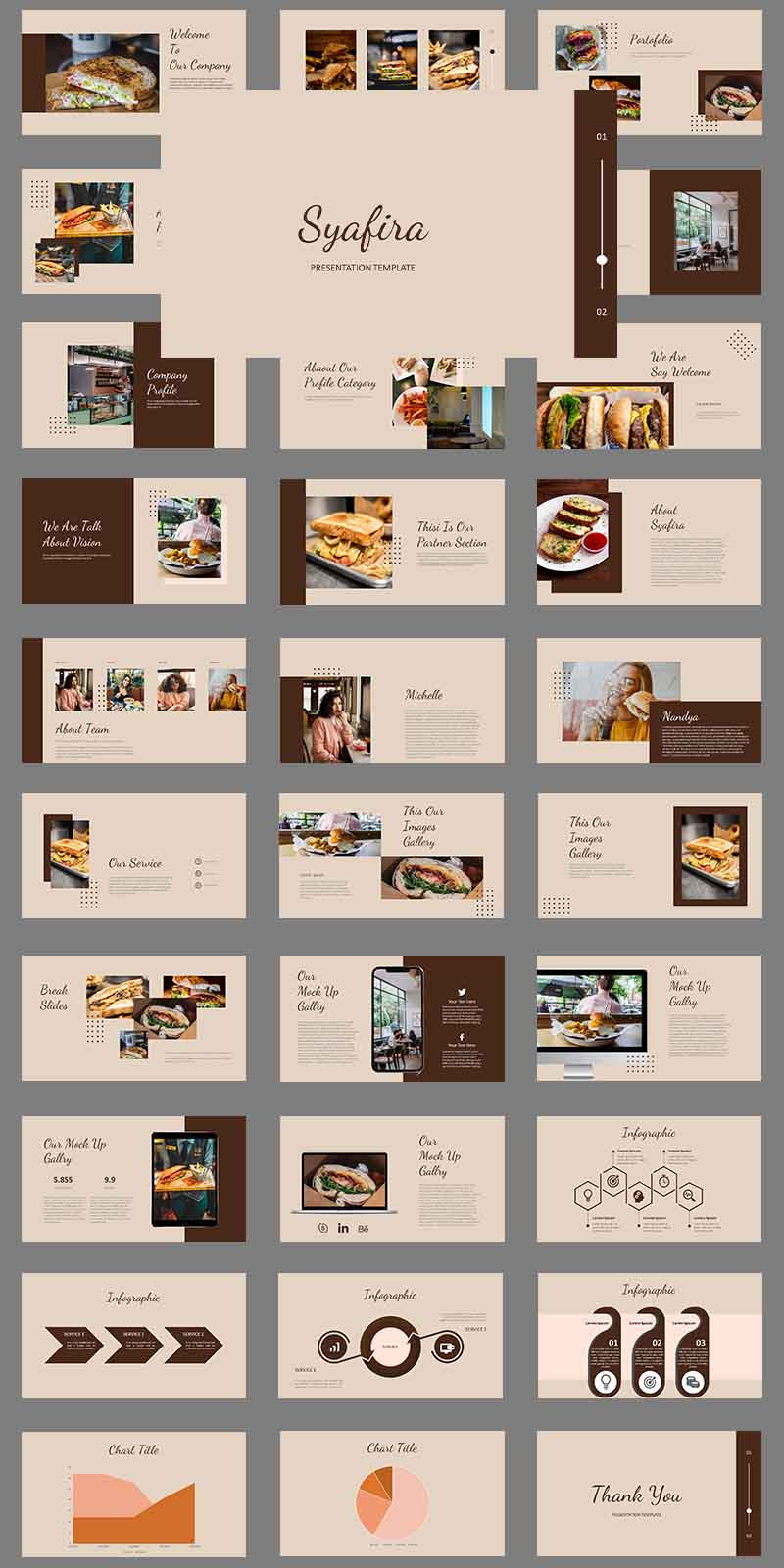 Syafira PowerPoint Template №125651 - Eigenschappen Afbeelding 1
