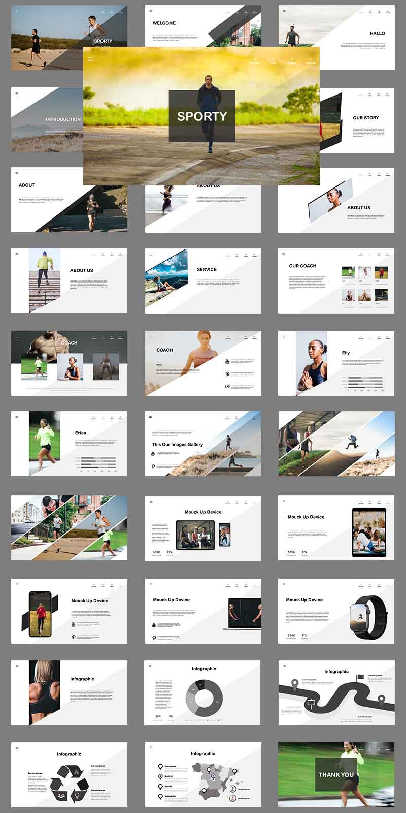 Sportliche Google Slides - Eigenschaften Bild 1