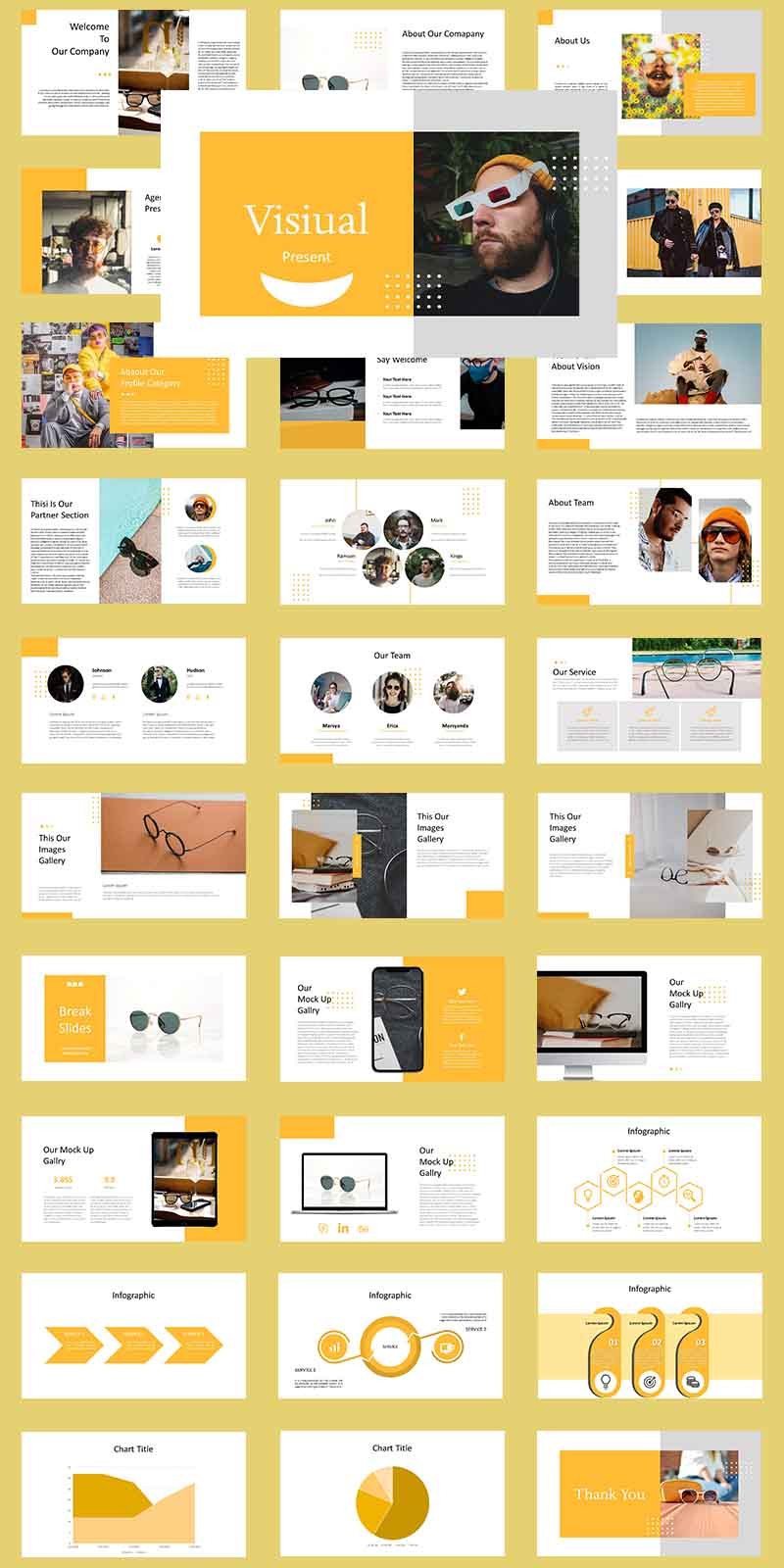 Visual - Keynote template - Features Image 1
