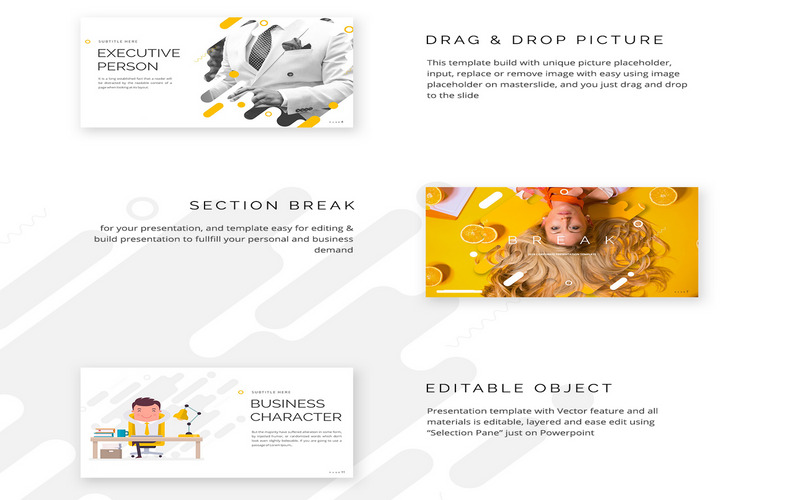 Corporate PowerPoint Template - Features Image 1