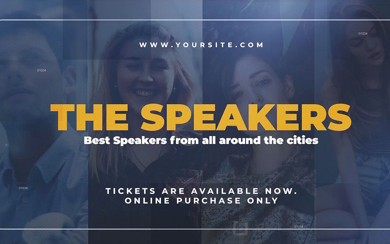 O modelo Speakers Premiere Pro - Apresenta Imagens 1