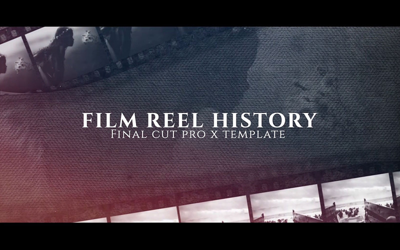 Film Reel History - Final Cut Pro Template - Features Image 1
