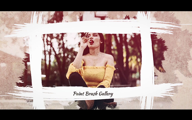 Brush Paint Gallery - Modello Final Cut Pro - Caratteristiche Immagine 1