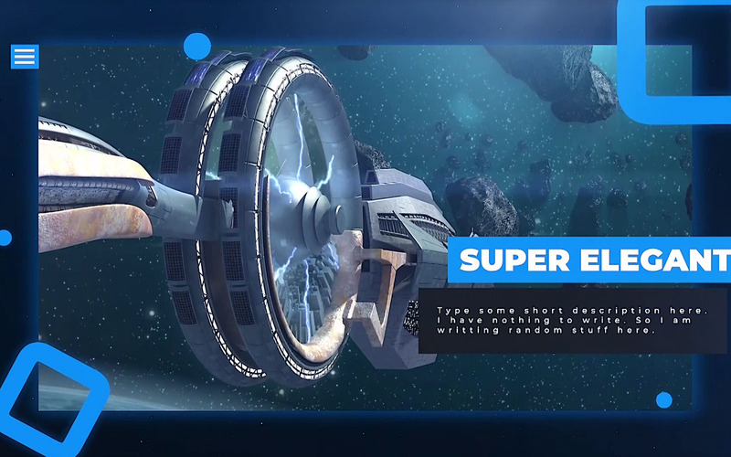 The Space - Final Cut Pro Template - Apresenta Imagens 1