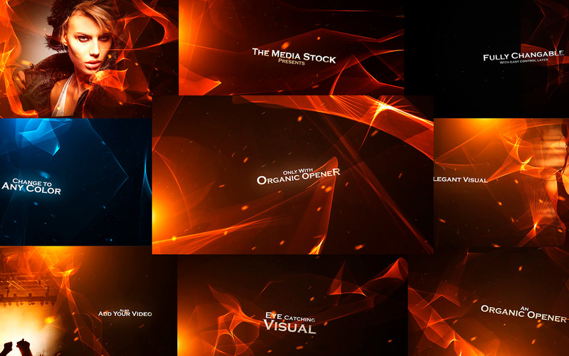 Organisk öppnare After Effects-mall - Features Image 1