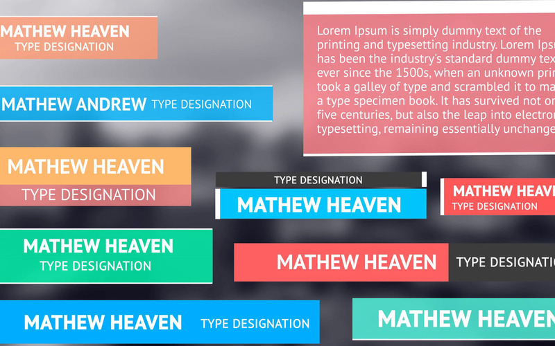 Creative Lower Thirds After Effects Template - Features Image 1