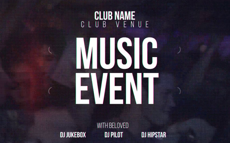 Music Event After Effects Template - Features Image 1