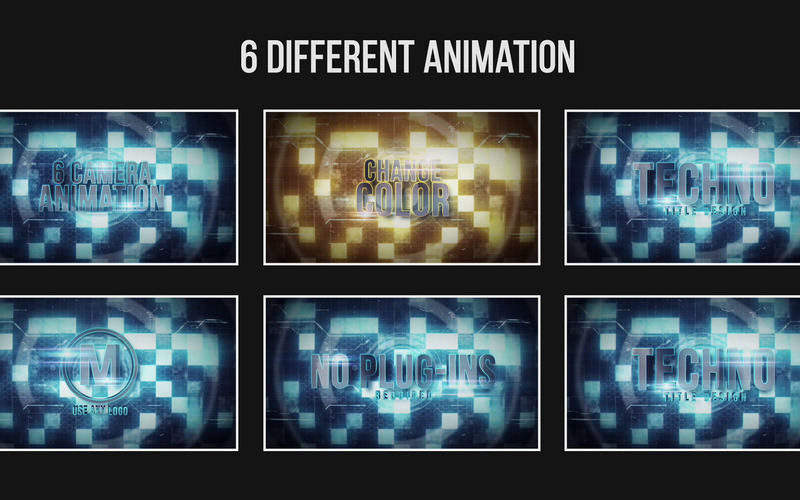 Titolo Techno After Effects Template - Caratteristiche Immagine 1