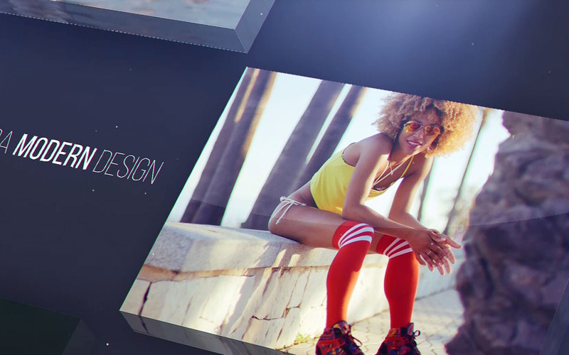 Portfolio moderno modello After Effects - Caratteristiche Immagine 1
