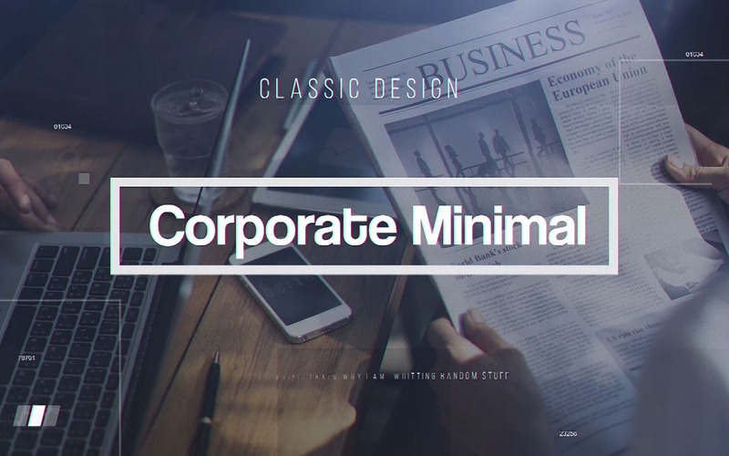 Modello aziendale minimo After Effects - Caratteristiche Immagine 1