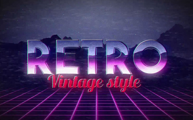 Modello After Effects titolo retrò - Caratteristiche Immagine 1