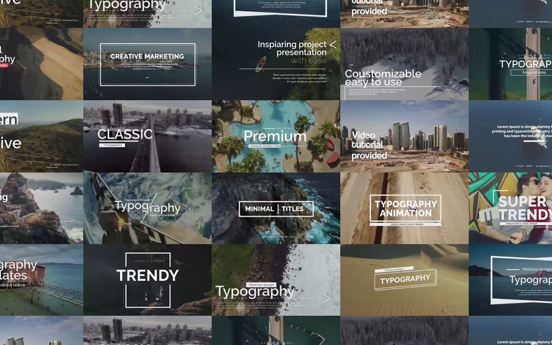 Essential Titles After Effects Template - Features Image 1