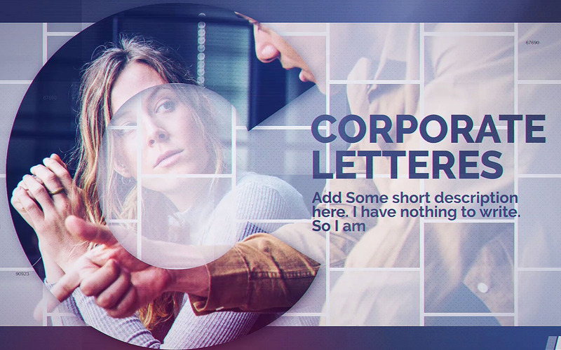 Corporate Letters After Effects Template - Features Image 1