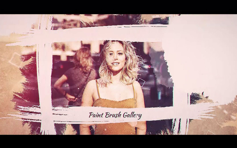 Pinsel malen Galerie After Effects Vorlage - Eigenschaften Bild 1