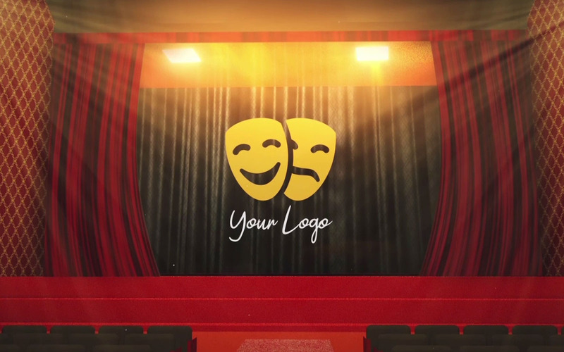 Il logo del teatro rivela il modello After Effects - Caratteristiche Immagine 1