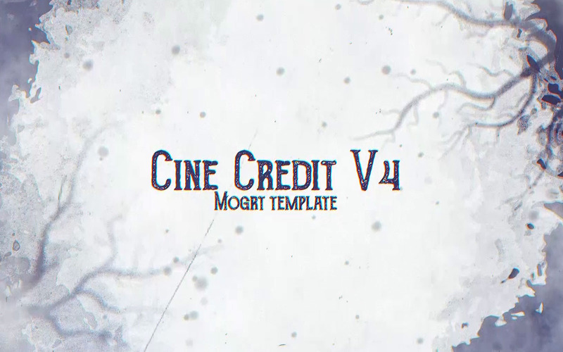 Cine Credit V.4 Motion Graphics Template #121717 - 1 Görüntü Özellikleri