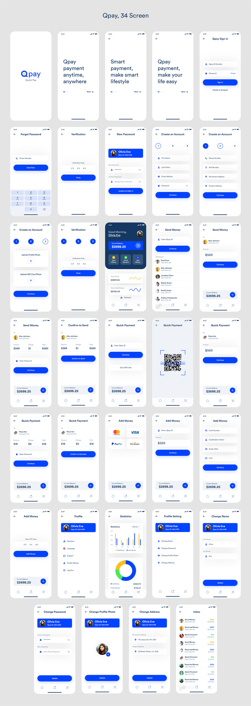 Qpay - Quick Payment App UI Elements - Features Image 1