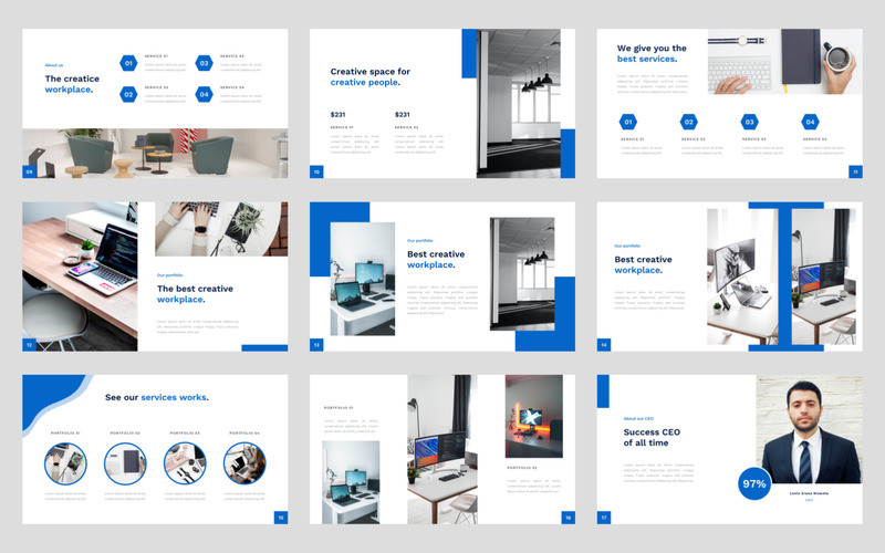 Asteria - Business Creative Google Slides - Eigenschaften Bild 2