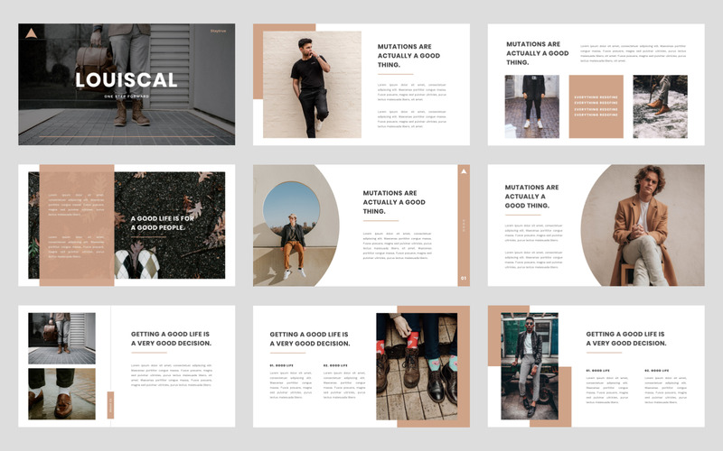LOUISCAL - Business Creative Keynote Template - Features Image 1
