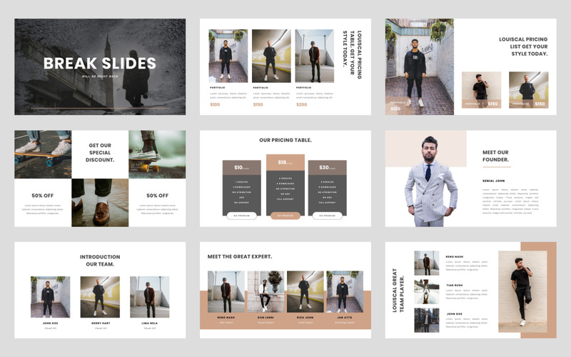 LOUISCAL - Business Creative Keynote Template - Features Image 3