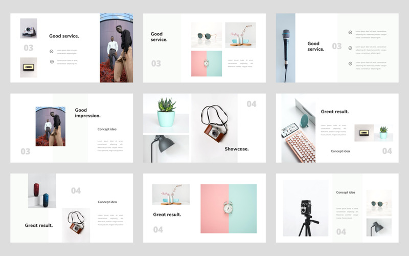 Silencian - Presentazioni Google minimaliste moderne - Caratteristiche Immagine 2