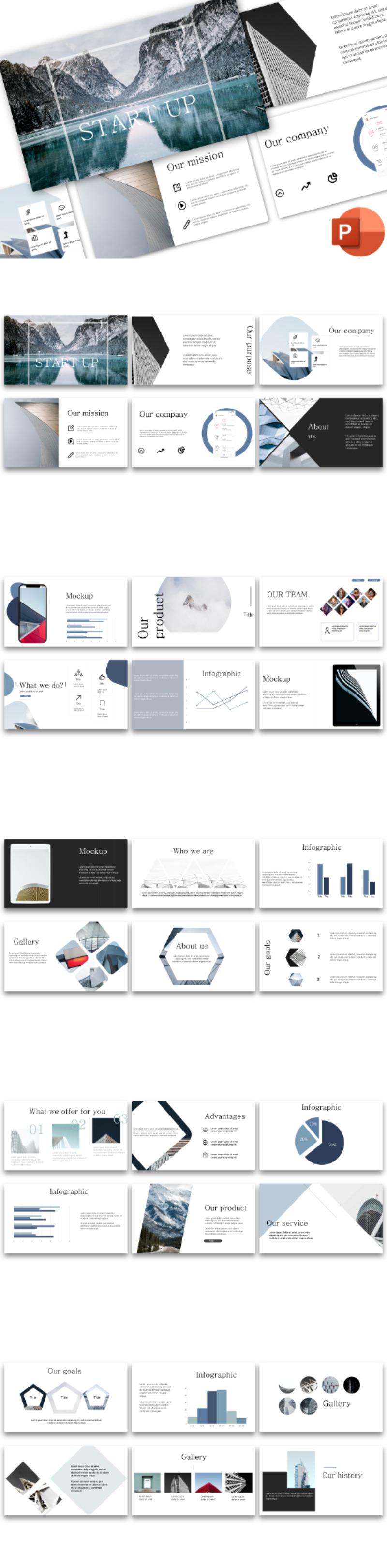 Startup Pitch Deck PowerPoint Template - Features Image 1