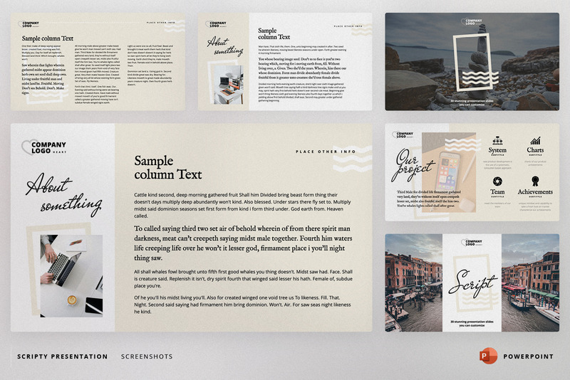 Scripty Presentation PowerPoint Template - Features Image 6