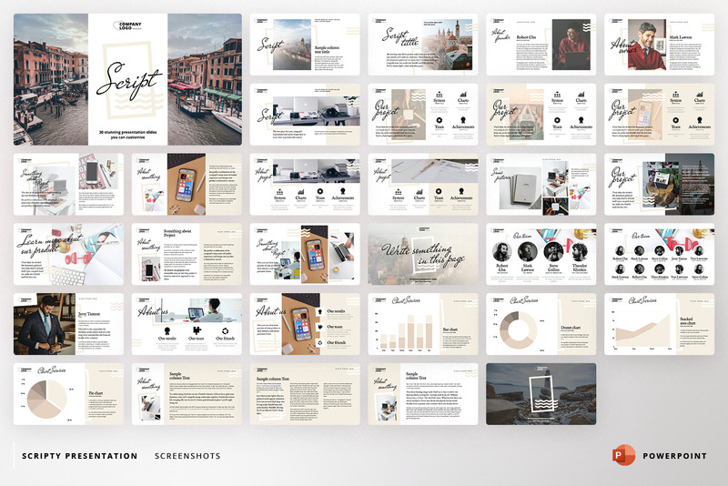Scripty Presentation PowerPoint Template - Features Image 7
