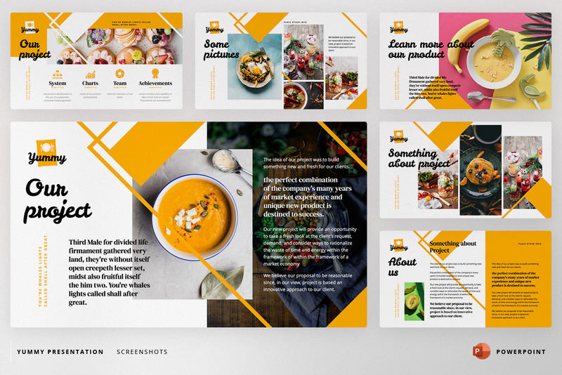 Yummy Presentation PowerPoint Template - Features Image 3