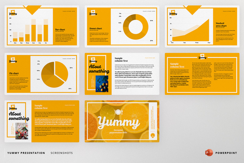 Yummy Presentation PowerPoint Template - Features Image 5