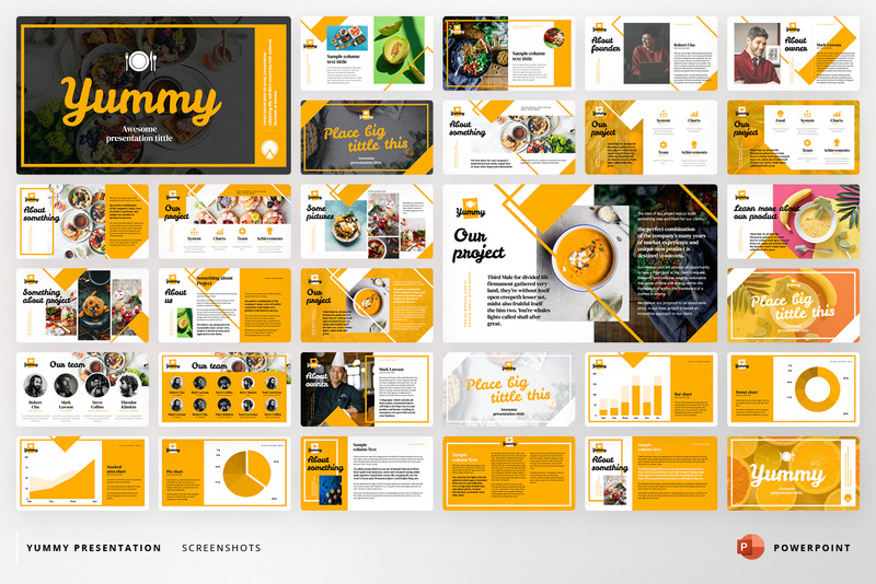 Yummy Presentation PowerPoint Template - Features Image 6