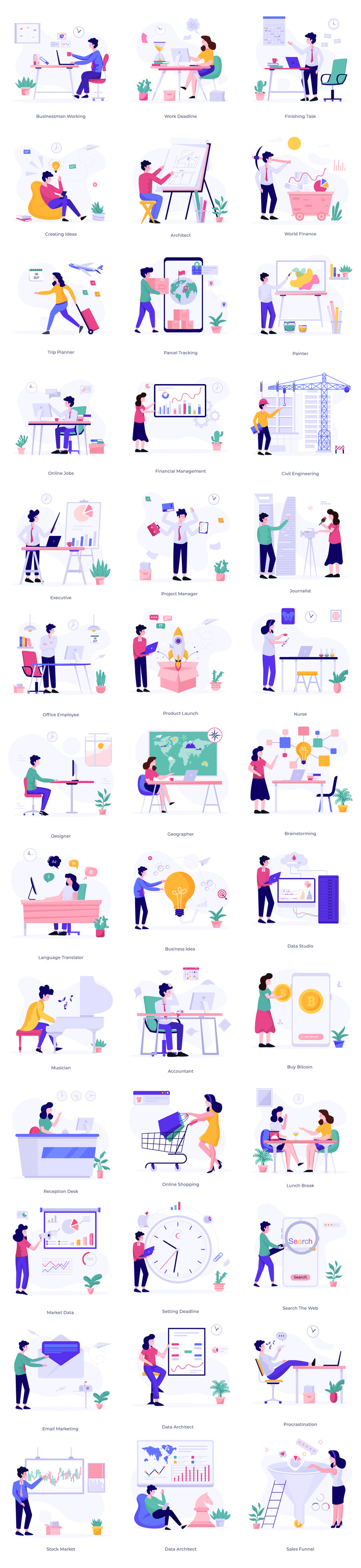 Work Activities - Illustration - Features Image 1