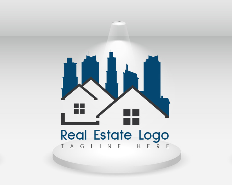 Modèle de logo immobilier - Caractéristiques de l’image 1