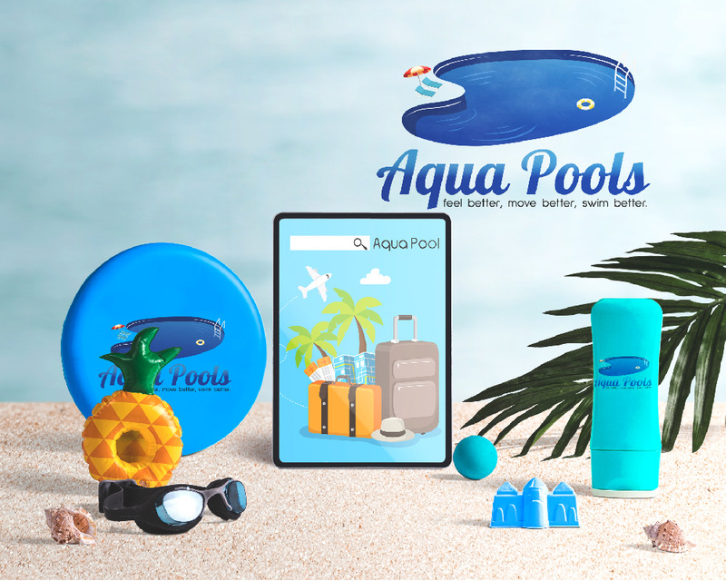 Modelo de logotipo do Aqua Pool - Features Image 1