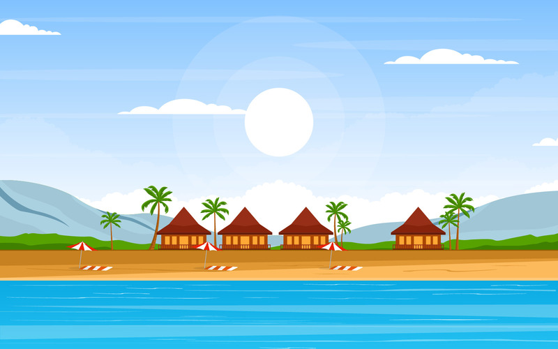 Sommarstrandhav - Illustration - Features Image 1