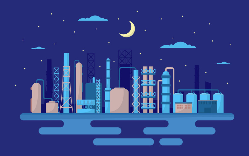 Fabriksbyggnadsanläggningar - Illustration - Features Image 1